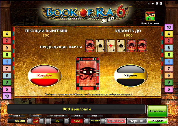 Игровой автомат Book of Ra Deluxe 6 - играть на сайте Эльдорадо казино онлайн